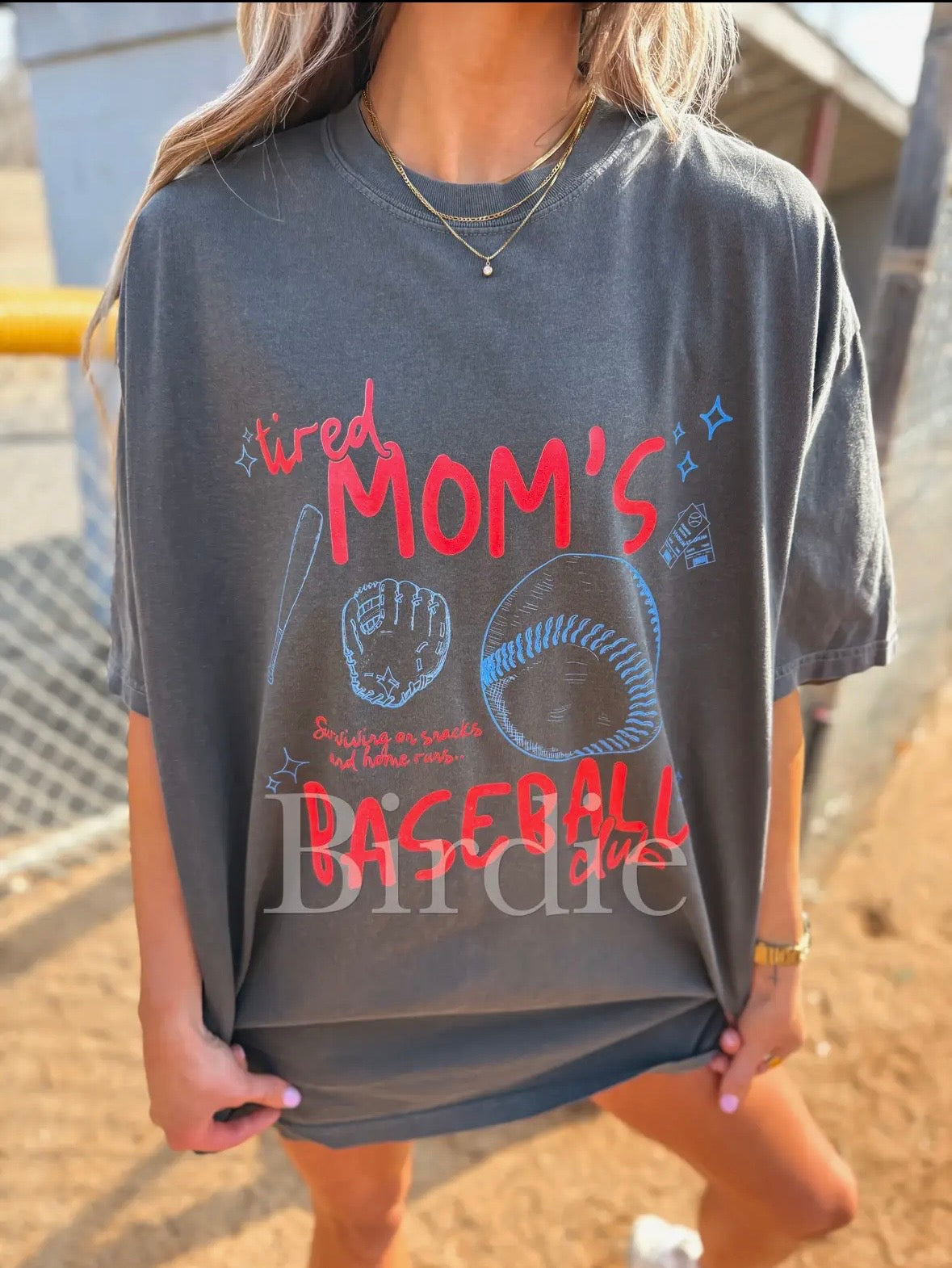 Tired moms baseball club