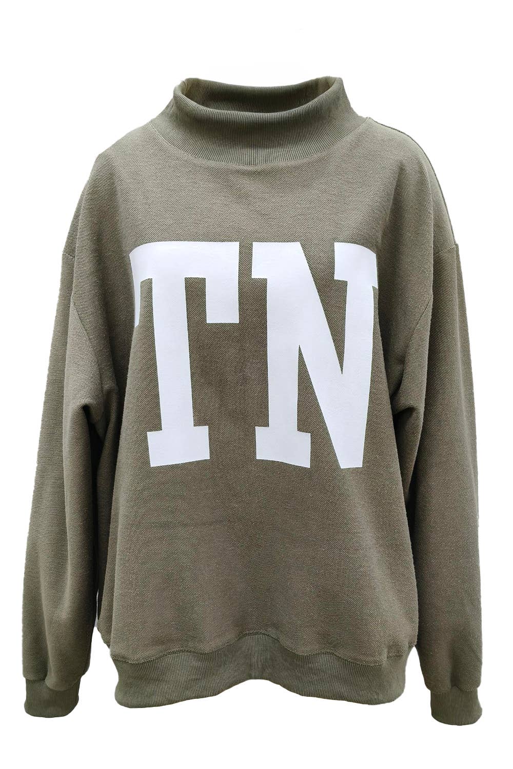 TN Olive Floral Mock REVERSIBLE